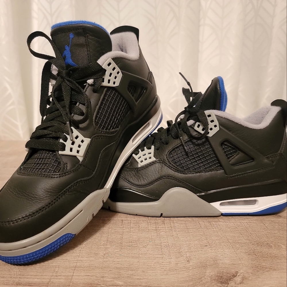 Air Jordan 4 Retro Black Motorsports Size 8.5 Men's